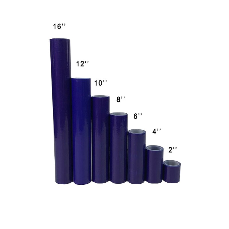 Cleanroom PE Sticky Roller Manufacturer - Dust Removal PCB Cleaning 2inch 4inch 6inch 8inch 10inch 12inch Blue