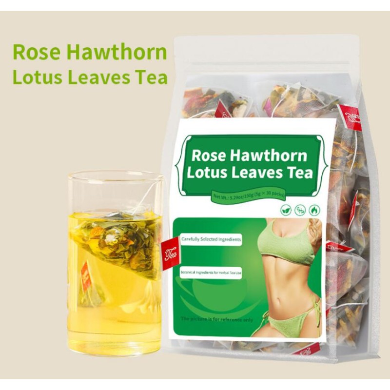 Weight Loss Tea Manufacturer - Private Label OEM Factory Rose Hawthorn Lotus Leaves Tea