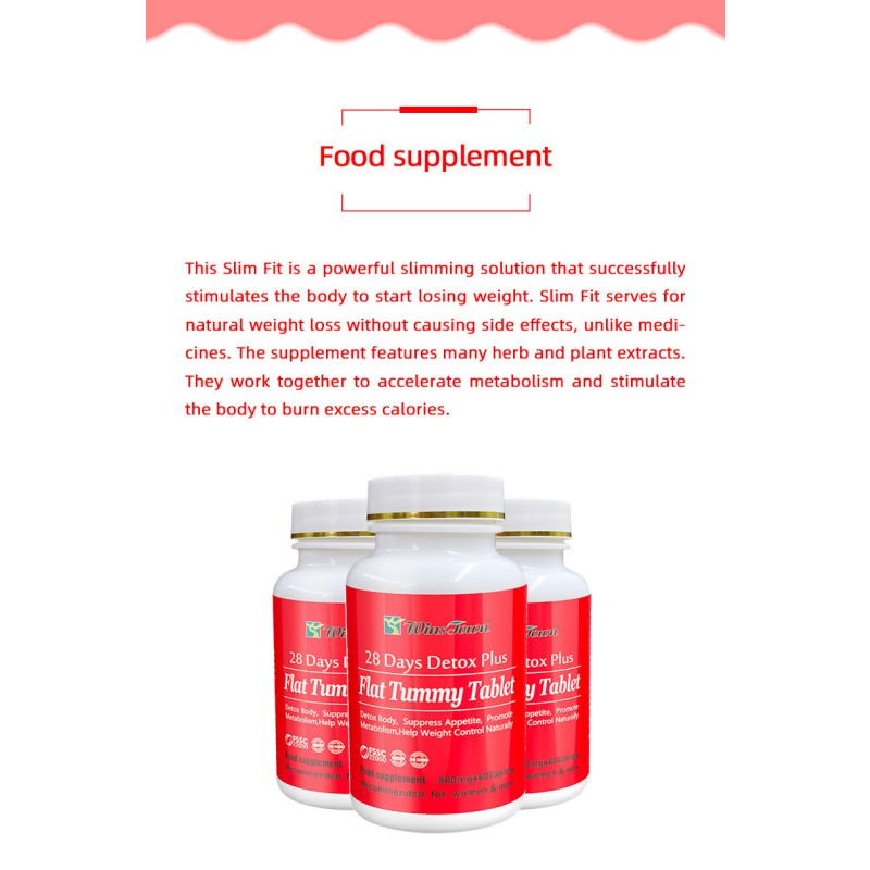 Slimming Tablets Manufacturer - GMP ISO Custom Label Formula Natural Organic 28 Days Detox