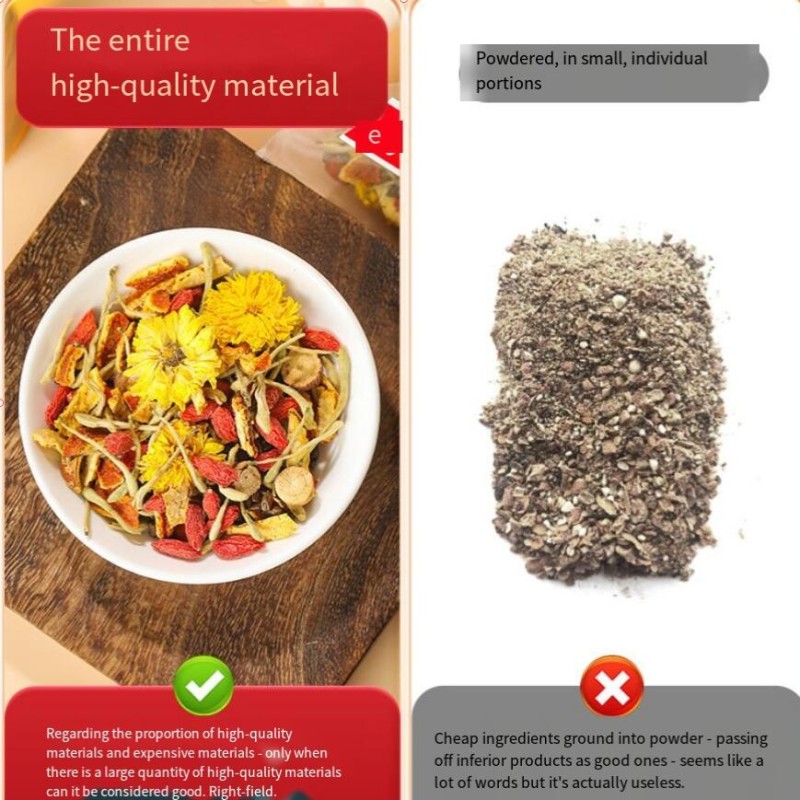 Herbal Tea Manufacturer - Factory Private Label OEM Clearing Heat Liver Honey Suckle Night Cassia