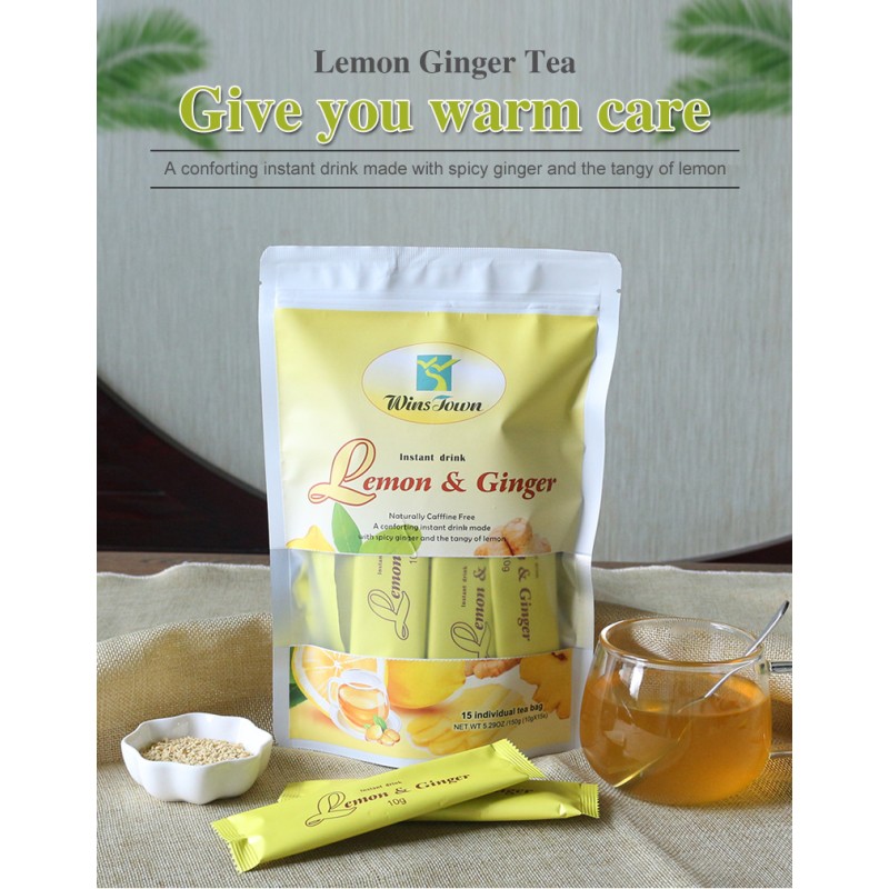 Honey Lemon Ginger Tea Factory - Factor Private Label OEM GMP ISO HACCP Instant Granules