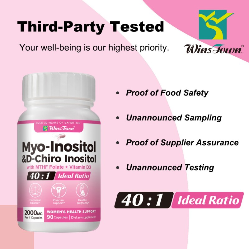 Fertility Capsules Factory - Factory Private Label Myo-Inositol D-Chiro Inositol Vitamin