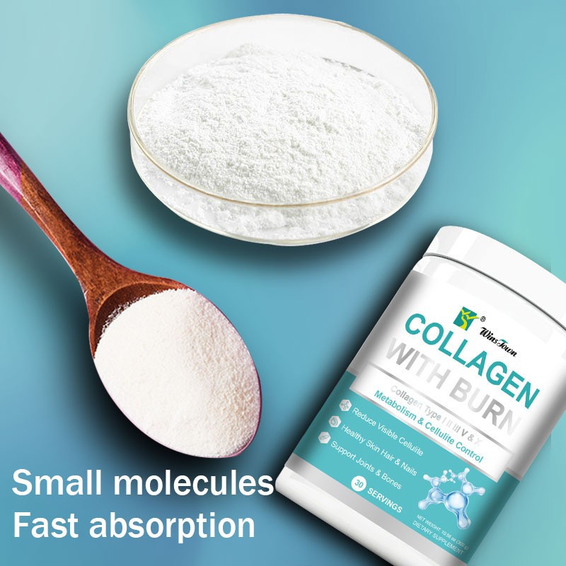 Collagen Powder Factory - OEM GMP Private Label COLLAGEN WITH BURN Fat Powder Vitamin C