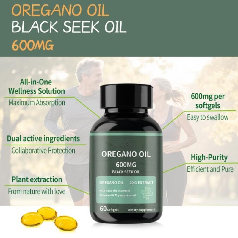 Oregano Oil Soft Capsules Manufacturer - OEM Wholesale Under OEM Health Product Selling Well