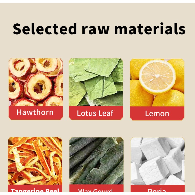 Weight Loss Tea Factory - Factory Custom Private Label Lemon Hawthorn Lotus Leaves Tea