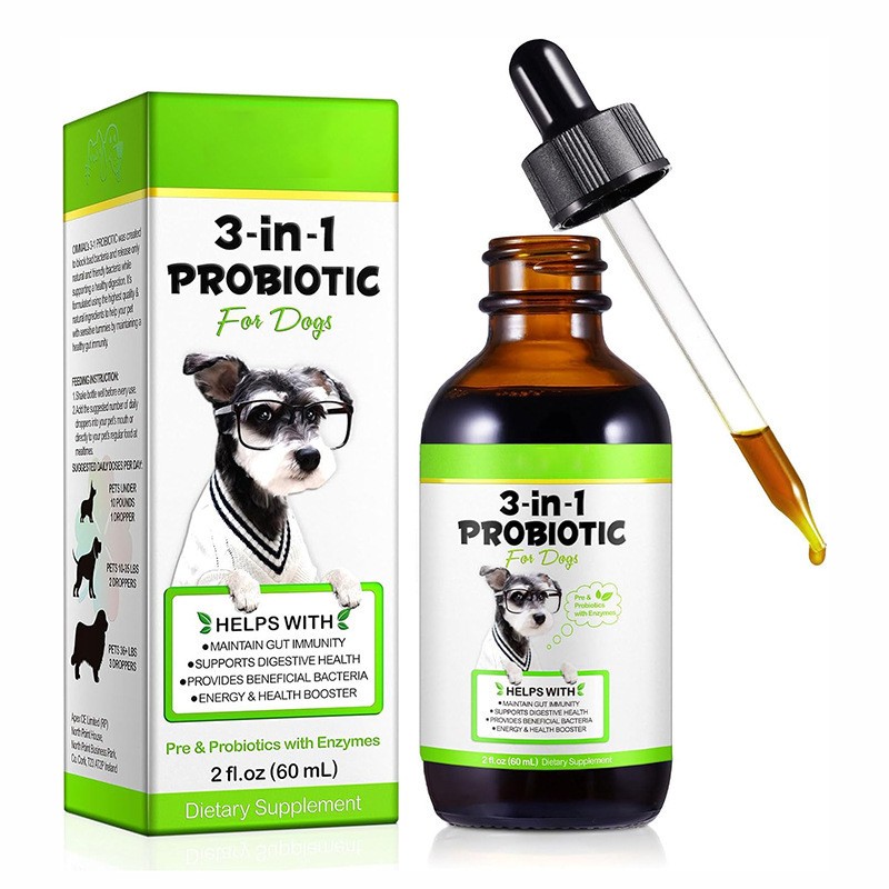 Pet Probiotic Liquid Manufacturer - OEM/ODM 3-in-1 Oral Supplement Custom Dog Care Solution