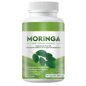 Moringa Capsules Factory - OEM ODM GMP Factory Stock Custom Hot Sell Leaf Plant Supplements