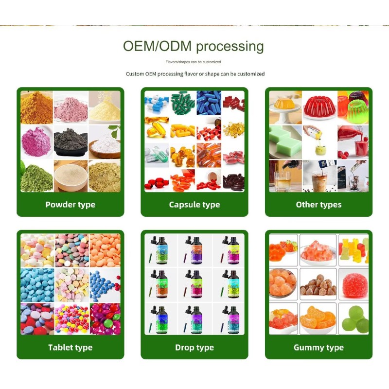 Glutathione Gummies Factory - OEM GMP ISO Factory Stock Private Label Skin Whitening Collagen