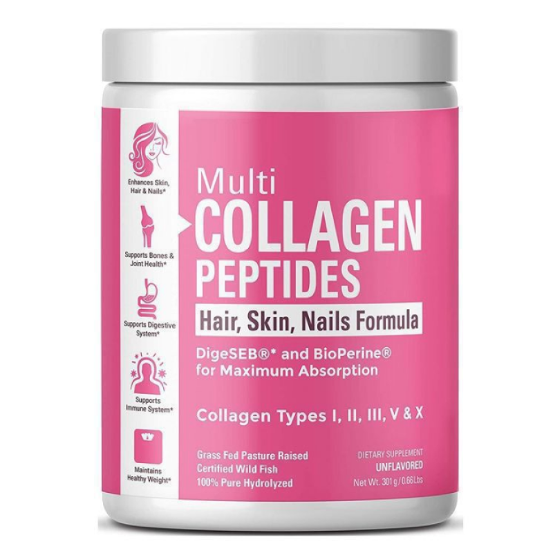 Collagen Powder Factory - GMP Factory Custom Label Beauty Muti Collagen 2X Skin Whitening