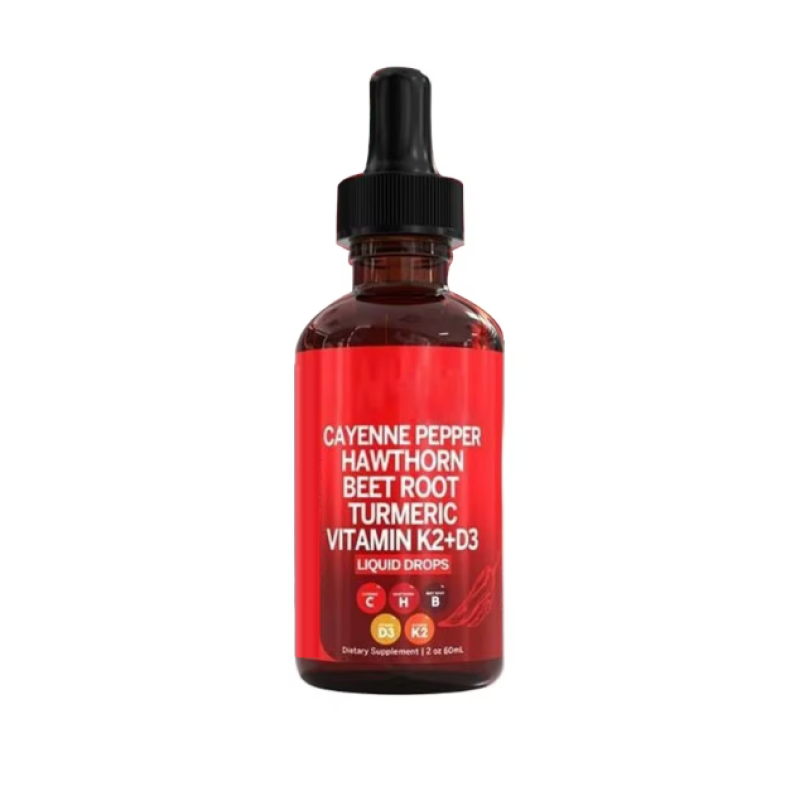 Oral Liquid Drops Factory - OEM GMP Factory Stock Private Label Hot Selling Cayenne Pepper Hawthorn