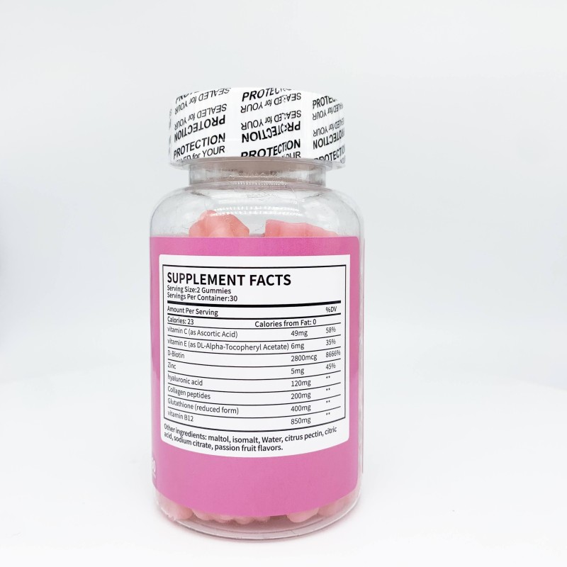 Whitening Gummies Factory - GMP Factory Stock Private Label Hot Selling Boost with Hydrate Brighten