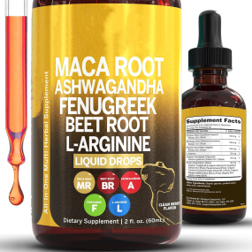 Liquid Drops Supplement Manufacturer - OEM Organic Maca Root Ashwagandha Beet Root L-Arginine
