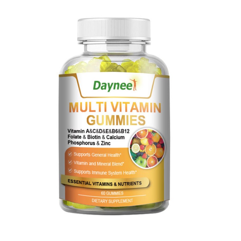 Multivitamin Gummies Manufacturer - OEM ODM GMP ISO Factory Custom Healthcare Supplement B C D