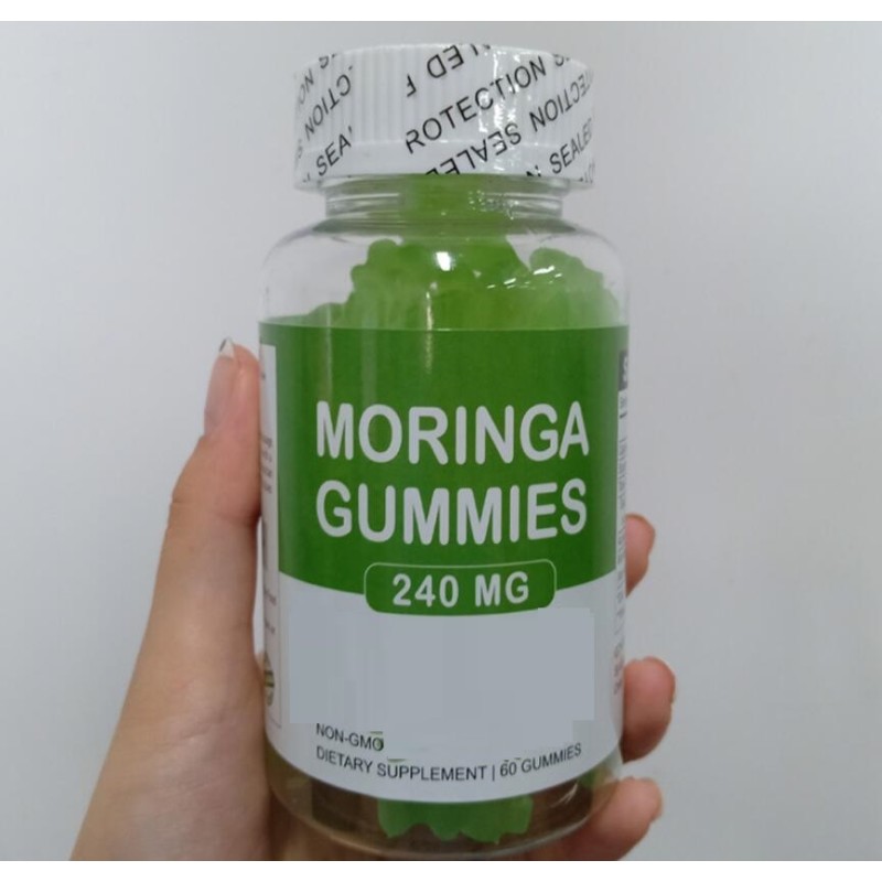 Moringa Gummies Manufacturer - GMP ISO HACCP Fast Delivery Custom Label Ingredients Private Label
