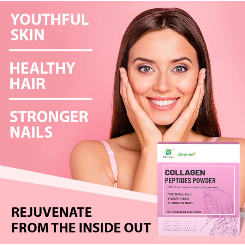 Collagen Protein Powder Factory - GMP Factory Custom Wholesale Beauty Skin Super with Hyaluronic