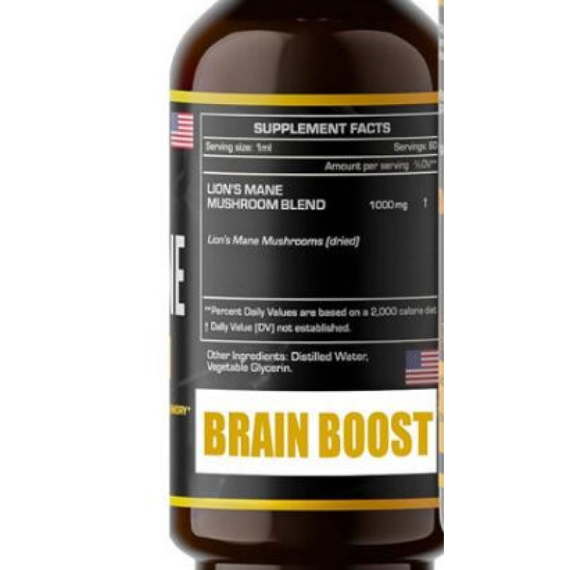 Lion's Mane Drops Manufacturer - Factory OEM Organic Lion's Mane Mushroom Extract Liquid Drops