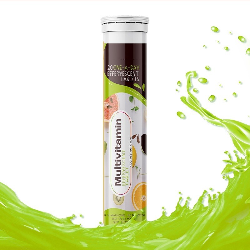 Multivitamin Effervescent Tablets Factory - OEM GMP Factory Custom Wholesale Private Label Orange