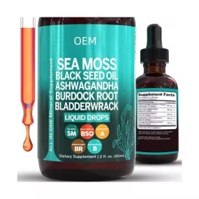 Sea Moss Drops Manufacturer - 2 FL OZ All-in-One Oral Liquid Supplement for Optimal Absorption