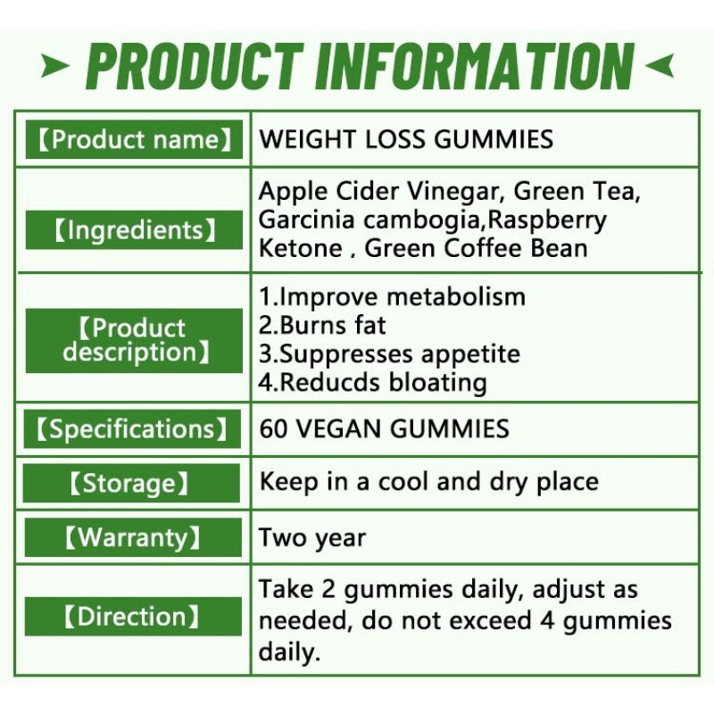 Apple Cider Vinegar Gummies Manufacturer - OEM GMP Private Label Flat Slimming Detox Weight Loss