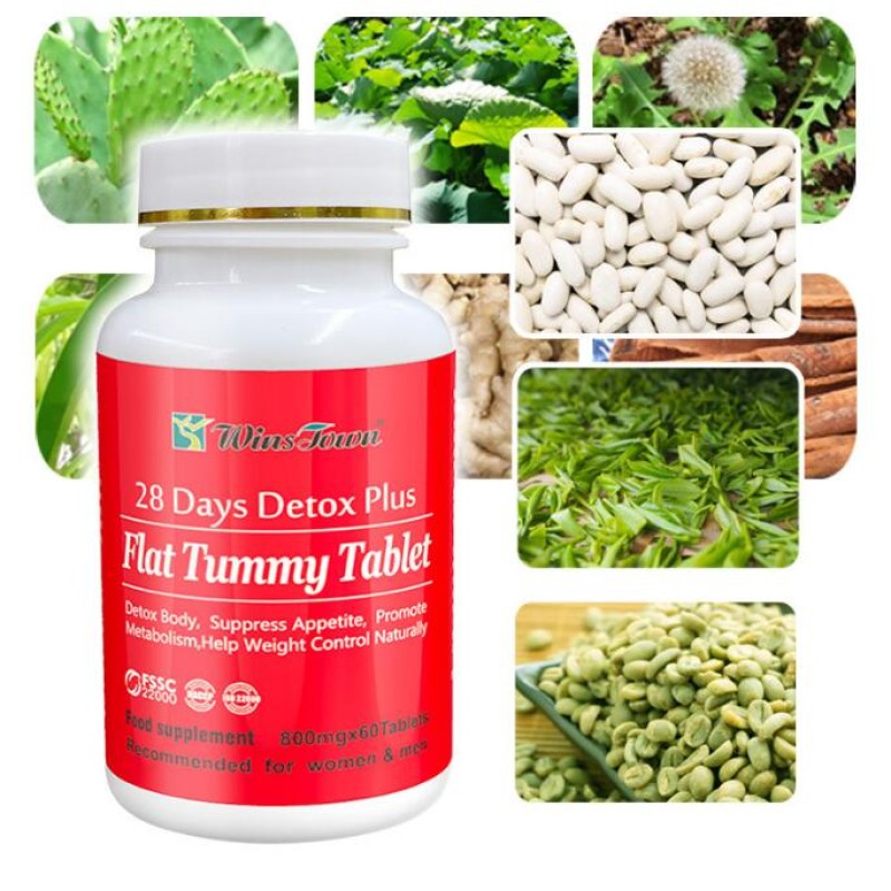 Slimming Tablets Manufacturer - GMP ISO Custom Label Formula Natural Organic 28 Days Detox