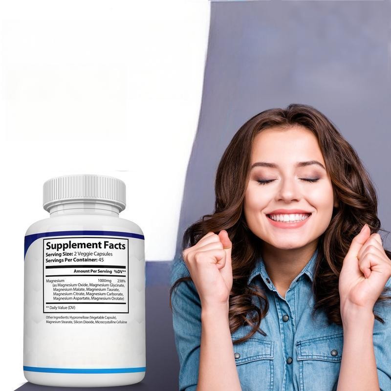 Magnesium Capsules Factory - GMP Factory OEM Private Label Wholesale Complex for Women Men
