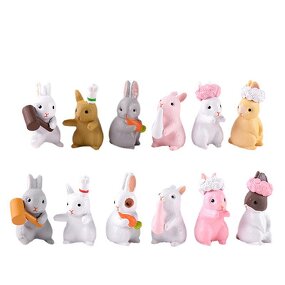 Moss Landscape Jewelry Manufacturer - Doll PVC Crafts and White Cute Rabbit Plastic