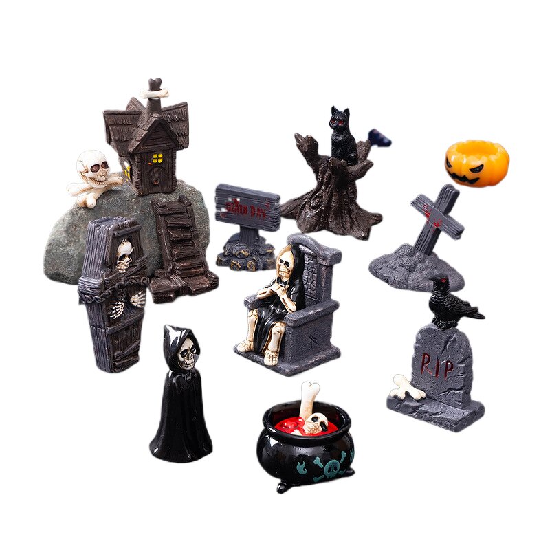 Little Mummy Resin Decoration Manufacturer - Halloween Resurrection Ghost Festival Horror Home Desktop