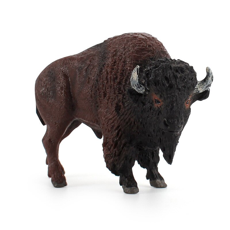 American Bison Buffalo Model Manufacturer - Lelewu Simulation Wild Animal Solid Mammal Yak Decoration