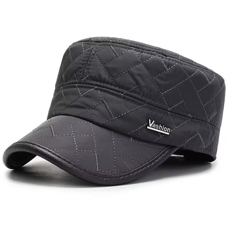 Winter Flat Cap Manufacturer - Nunu Hat Big Head Circumference Thickened Warm Baseball Wide Brim for Men