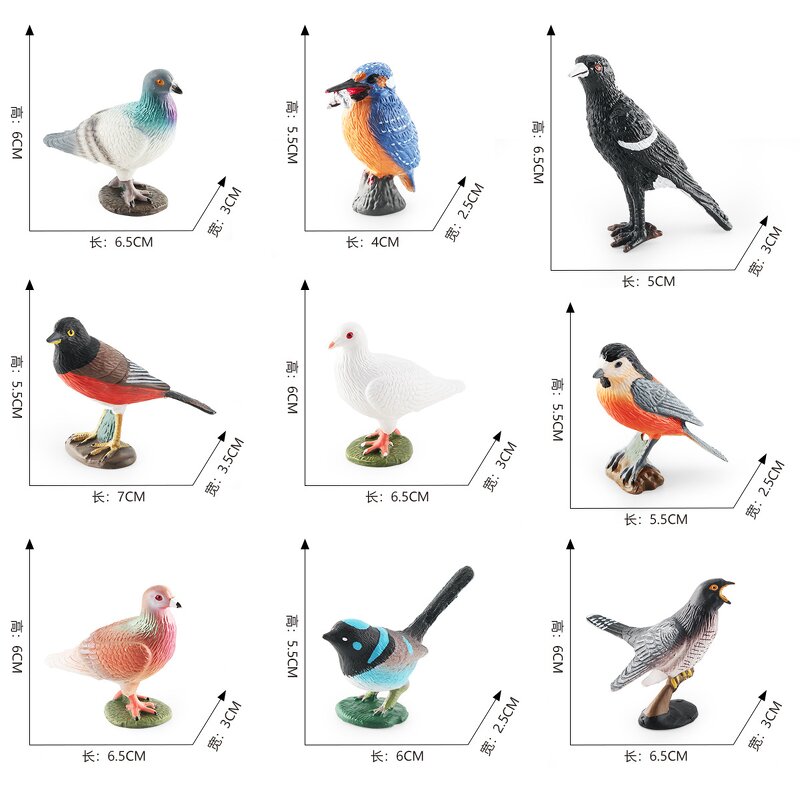 Kingfisher Bird Animal Model Manufacturer - Lelewu Simulation Magpie Cuckoo Blue Wren Red-belted Chickadee Decoration