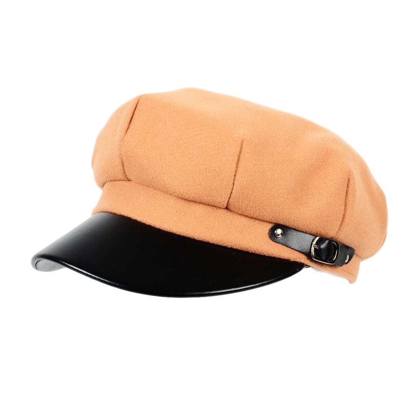 Winter Wool Cap Manufacturer - Nunu Star Octagon Adjustable Fashion Hat