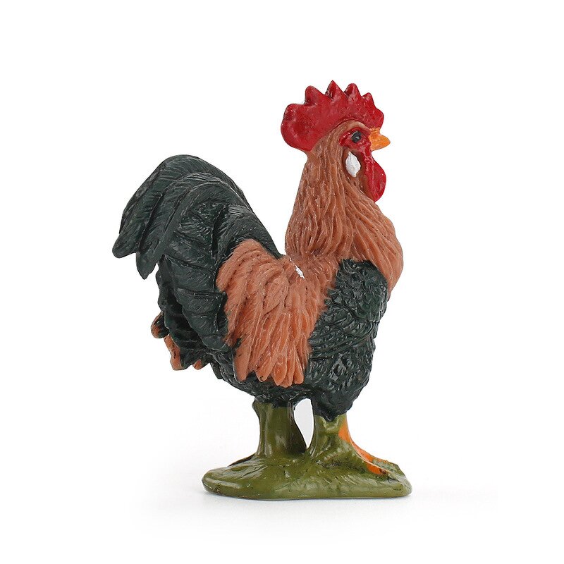 Rooster Model Manufacturer - Lelewu Source Simulation Puzzle Science Education Solid Farm Animal Decoration