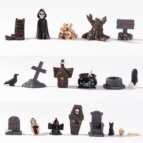 Little Mummy Resin Decoration Manufacturer - Halloween Resurrection Ghost Festival Horror Home Desktop