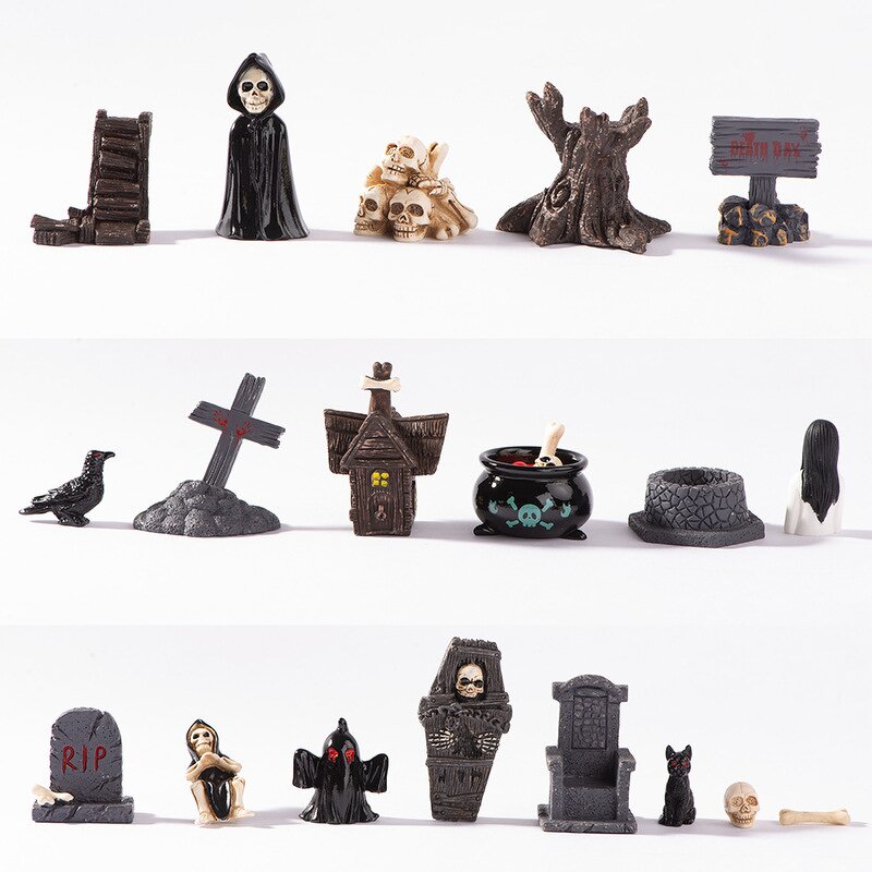 Little Mummy Resin Decoration Manufacturer - Halloween Resurrection Ghost Festival Horror Home Desktop