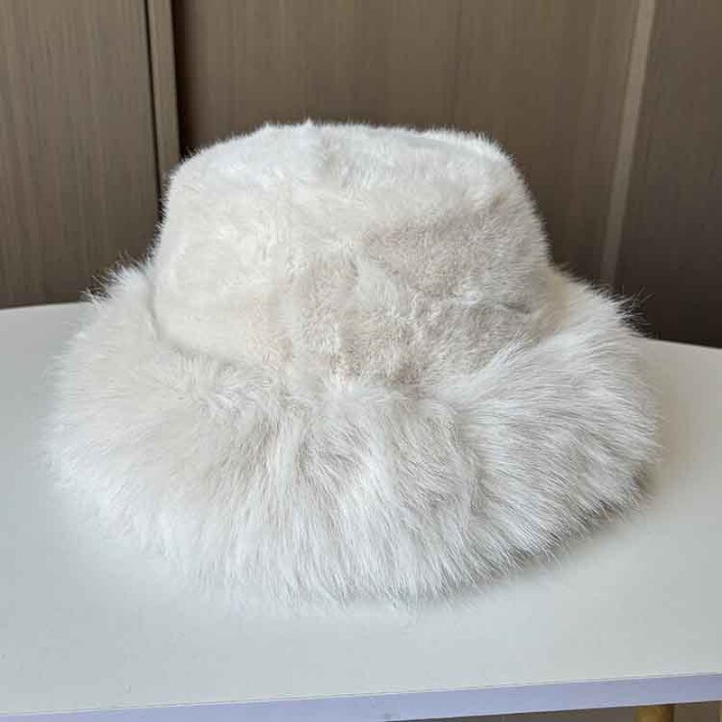 Winter Plush Fisherman Hat Manufacturer - New Outdoor Cold Proof Warm Basin Children's Thick Casual Versatile Furry Hot Selling