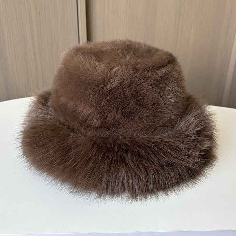 Winter Plush Fisherman Hat Manufacturer - New Outdoor Cold Proof Warm Basin Children's Thick Casual Versatile Furry Hot Selling