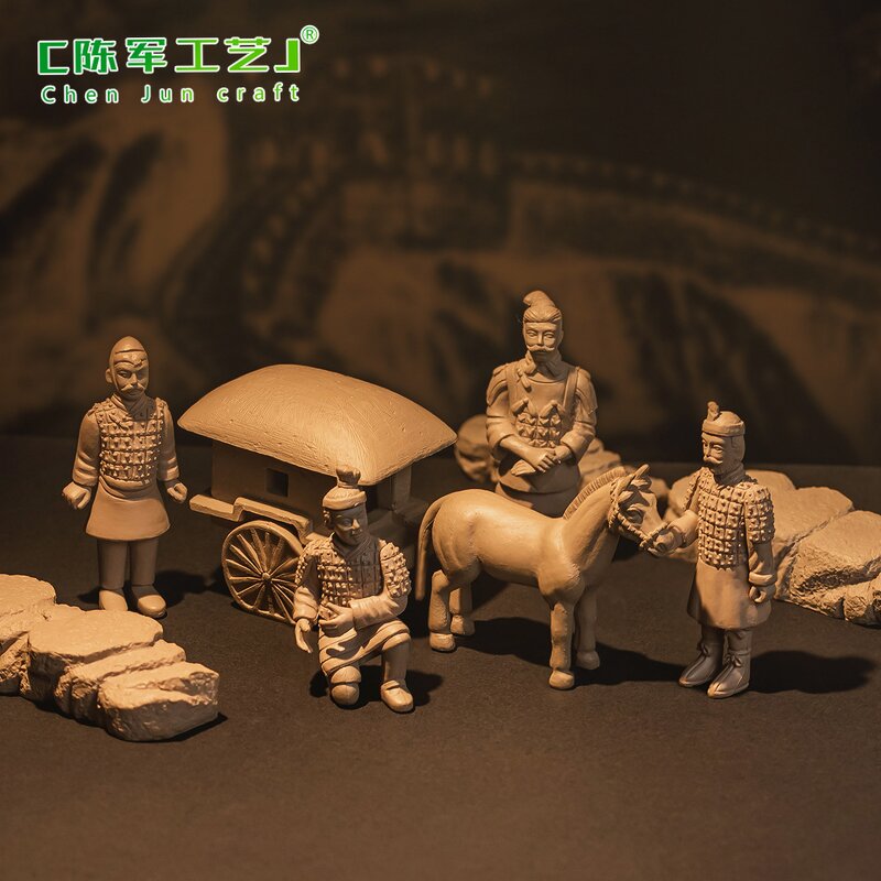 Terra-cotta Warriors Crafts Manufacturer - Xi'an Cultural Museum Archaeological Excavation Blind Box Travel Memorial