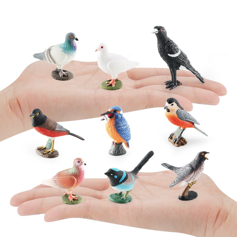 Kingfisher Bird Animal Model Manufacturer - Lelewu Simulation Magpie Cuckoo Blue Wren Red-belted Chickadee Decoration