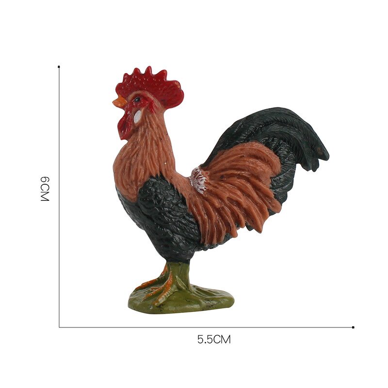 Rooster Model Manufacturer - Lelewu Source Simulation Puzzle Science Education Solid Farm Animal Decoration