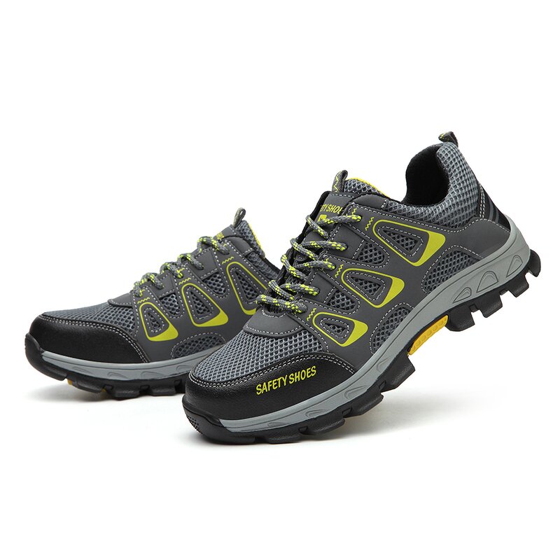 Steel Toe Safety Shoes Manufacturer - High Quality Hiking Factory Work Sports Quick Lacing MD Rubber Winter Industrial Unisex