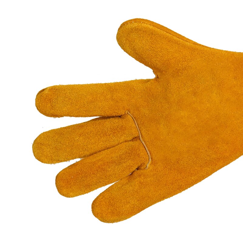 Welding Safety Gloves Manufacturer - 16 Inch Industrial with CE Certified Heat Resistant Laser Green Short Cuff Anti-Impact Anti-Slip