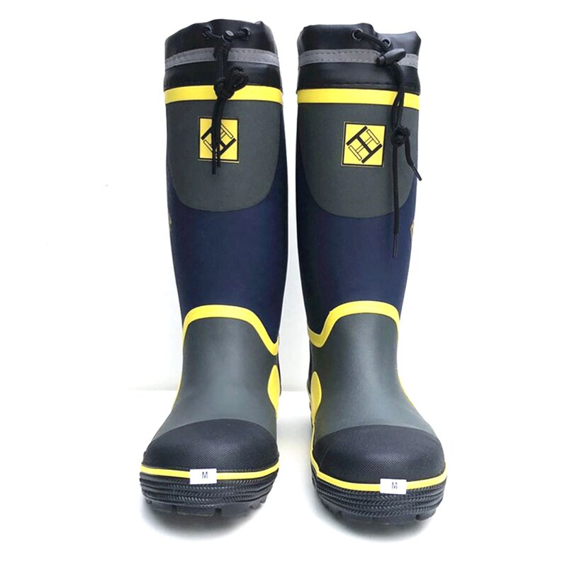 Safety Rain Boots Manufacturer - OEM Steel Toe Unisex Adult Waterproof Work Shoes with Non-slip Mesh PVC Rubber Light Weight for Summer Hunting