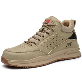 Men's Steel Toe Safety Shoes Manufacturer - Anti Puncture Microfiber Upper Shoelaces Mesh Lining Good Quality