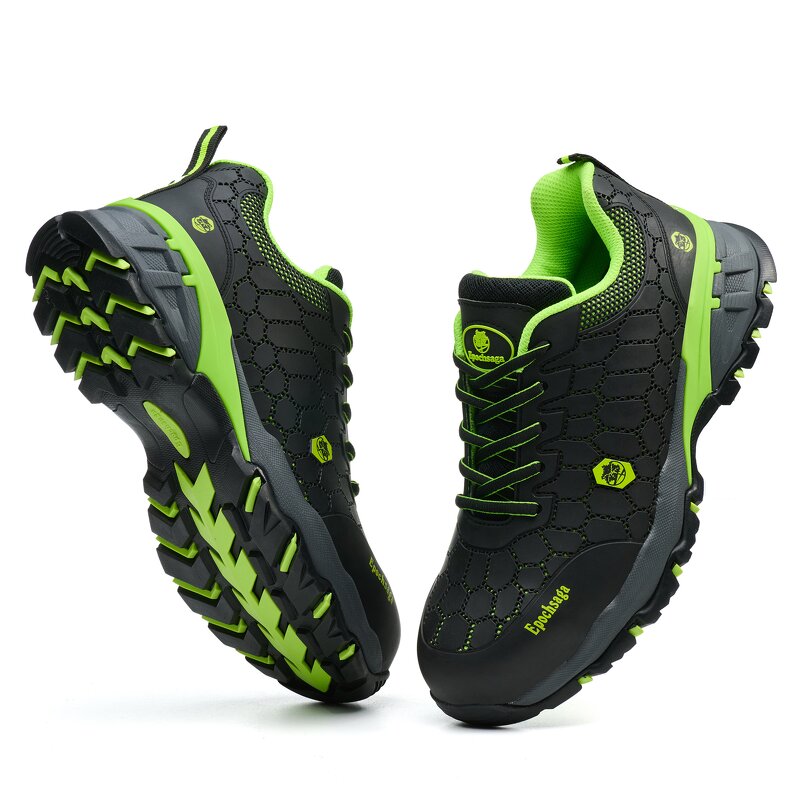 Men's Casual Safety Shoes Manufacturer - SUNPPE New Arrivals Steel Toe Fashion Style MD Rubber Sole Comfortable Upper Metal Custom Logo