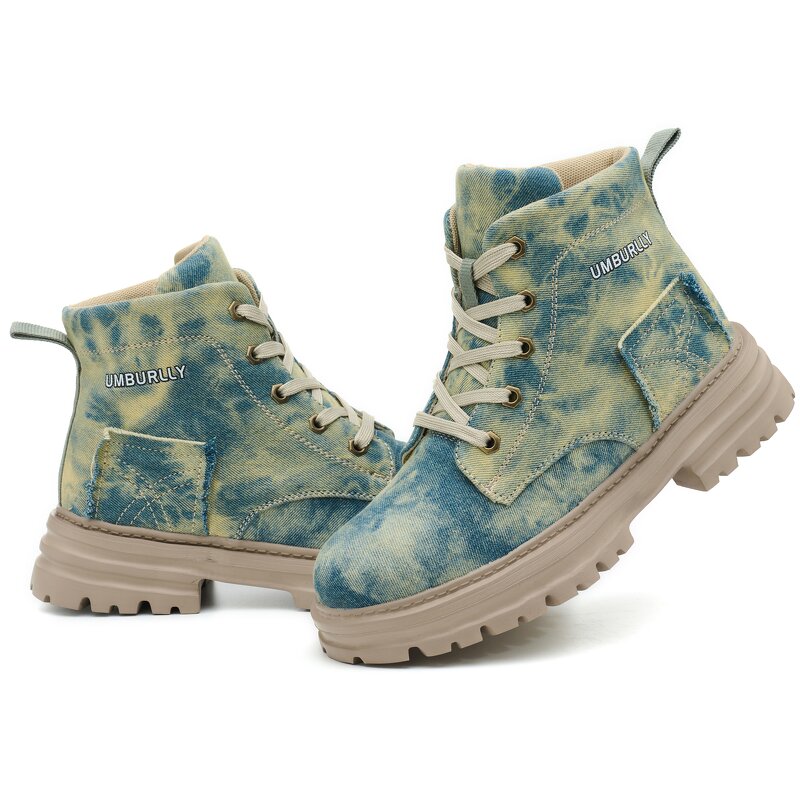 Unisex Safety Shoes Manufacturer - Wholesale Cheap Price Anti-Slip Heavy Duty Steel Toed Work Boots Canvas Upper for Factory Use Winter