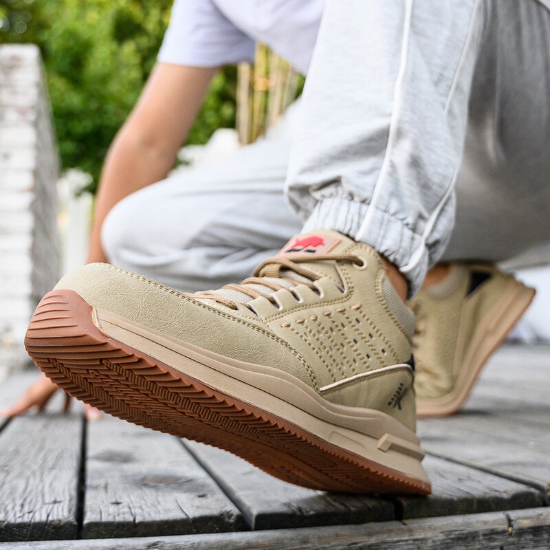 Men's Steel Toe Safety Shoes Manufacturer - Anti Puncture Microfiber Upper Shoelaces Mesh Lining Good Quality