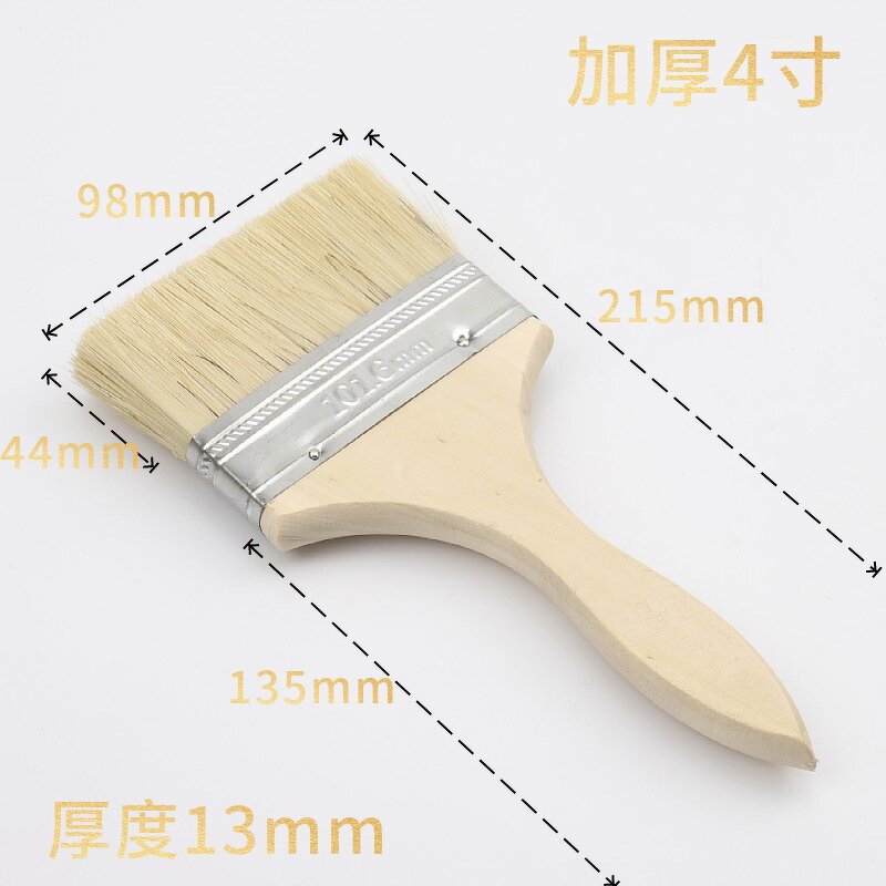 Paint Brushes Manufacturer - High Grade Bulk 1 2.5 3 4 Inch Professional Hand Tools Wooden Handle