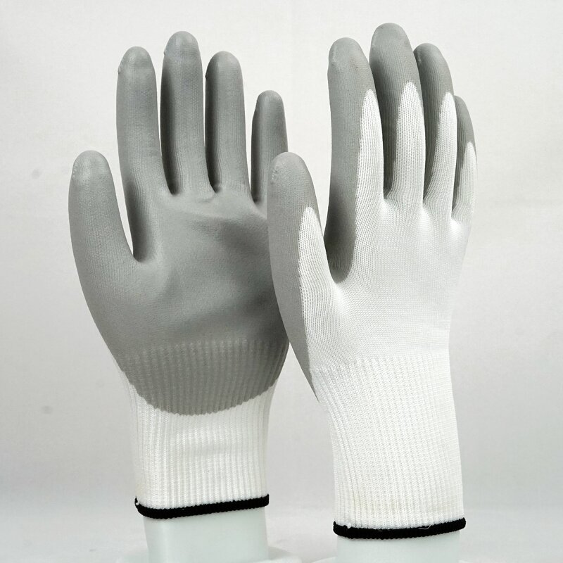 Nitrile Coated Gloves Manufacturer - Sun PPE Grey Flexible Intumescent Coating 42g Performance Superior Light Duty Industrial Work Polyester Custom