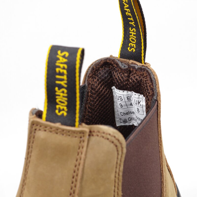 Safety Shoes Manufacturer - ZP for Men & Women Low Cut Casual Chelsea Sneaker with Genuine Leather and PU Outsole Steel Toe for Winter Season