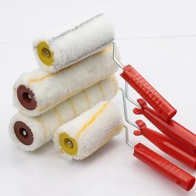 Painting Roller Manufacturer - High Quality 8-9 Inch Polyester Microfiber DIY/Industrial Rodillo De Pintura Cover Brush